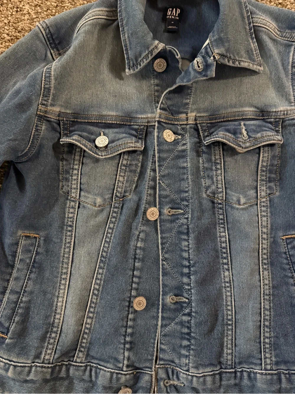 GAP Kids Medium Blue Denim Jacket